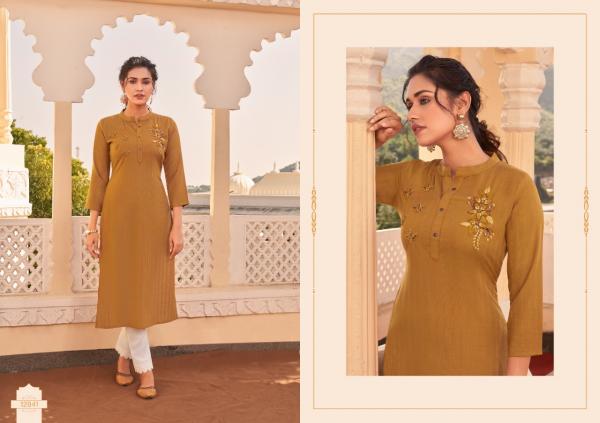 Kalaroop Walnut Designer Festive Wear Kurti 